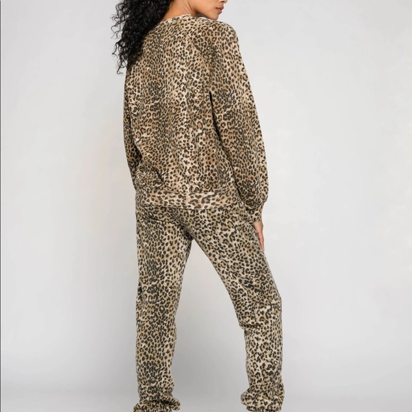 Like New Vintage Sweatshirt by Ragdoll LA in Brown Leopard/XS - Picture 5 of 6